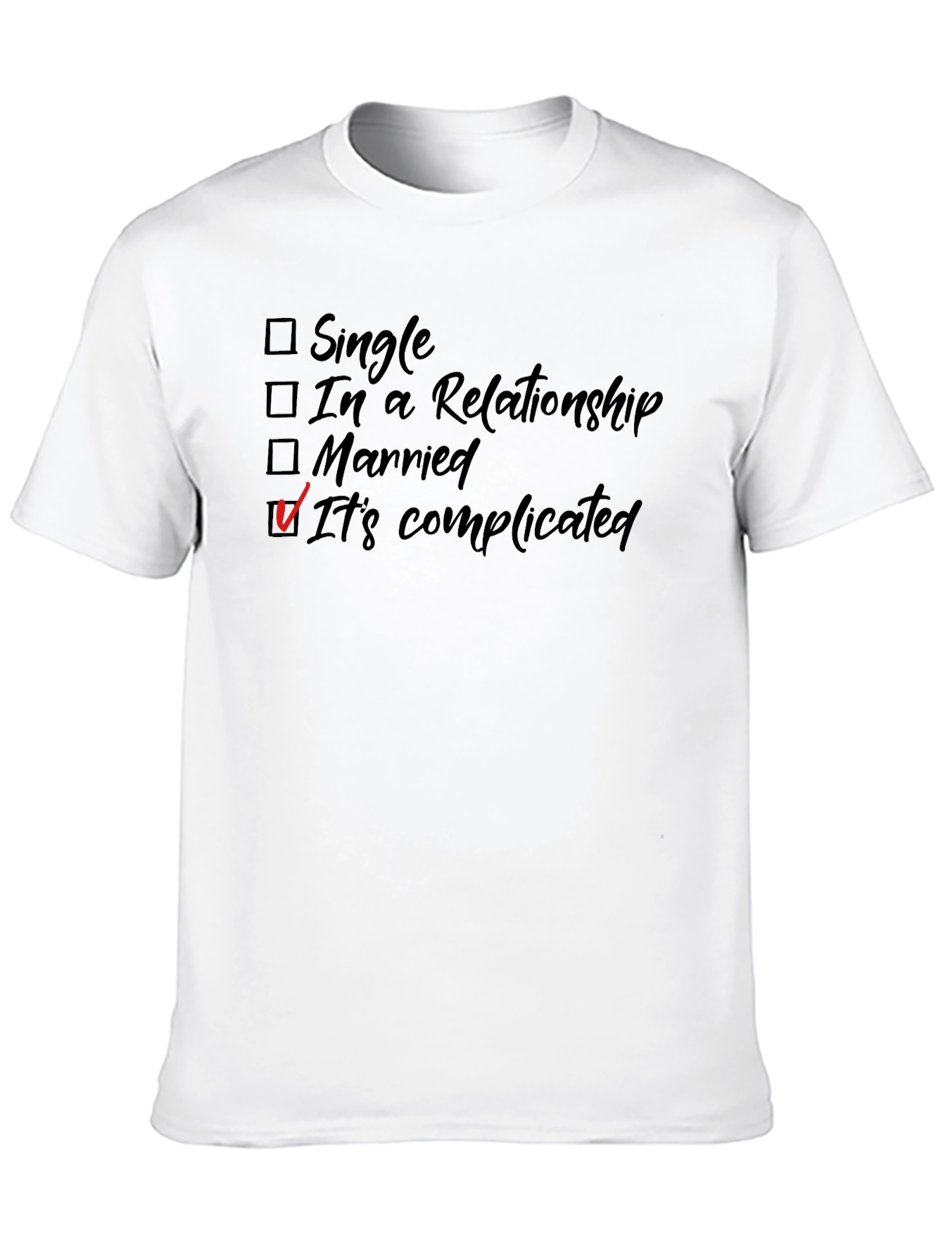 Its Complicated T-Shirt - Funny Relationship Status Tee
