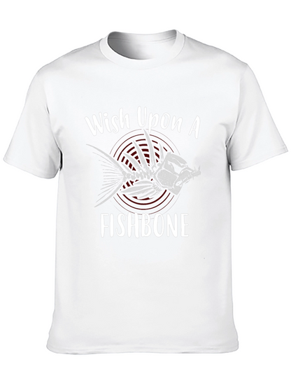 Wish Upon A Fishbone T-Shirt - Black