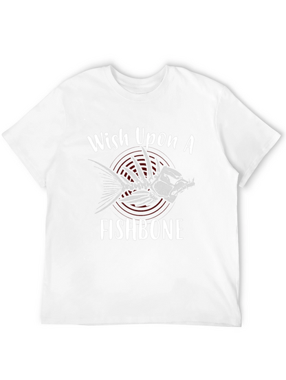 Wish Upon A Fishbone T-Shirt - Black