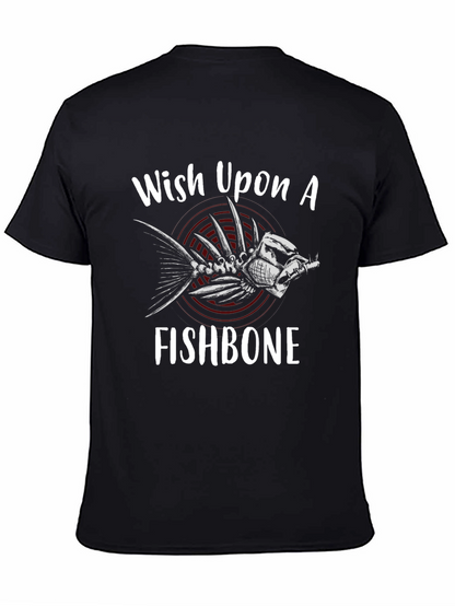 Wish Upon A Fishbone T-Shirt - Black