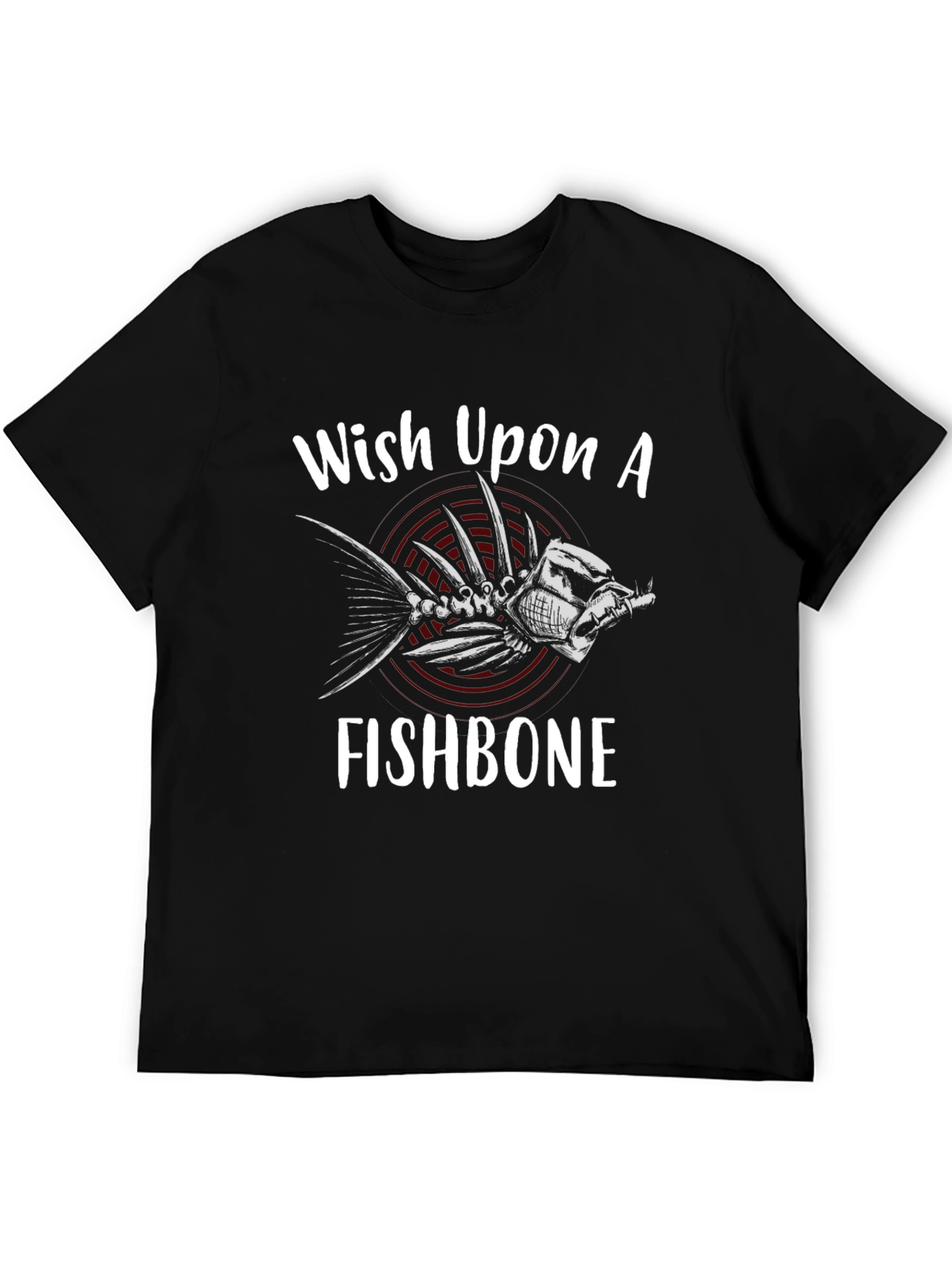 Wish Upon A Fishbone T-Shirt - Black