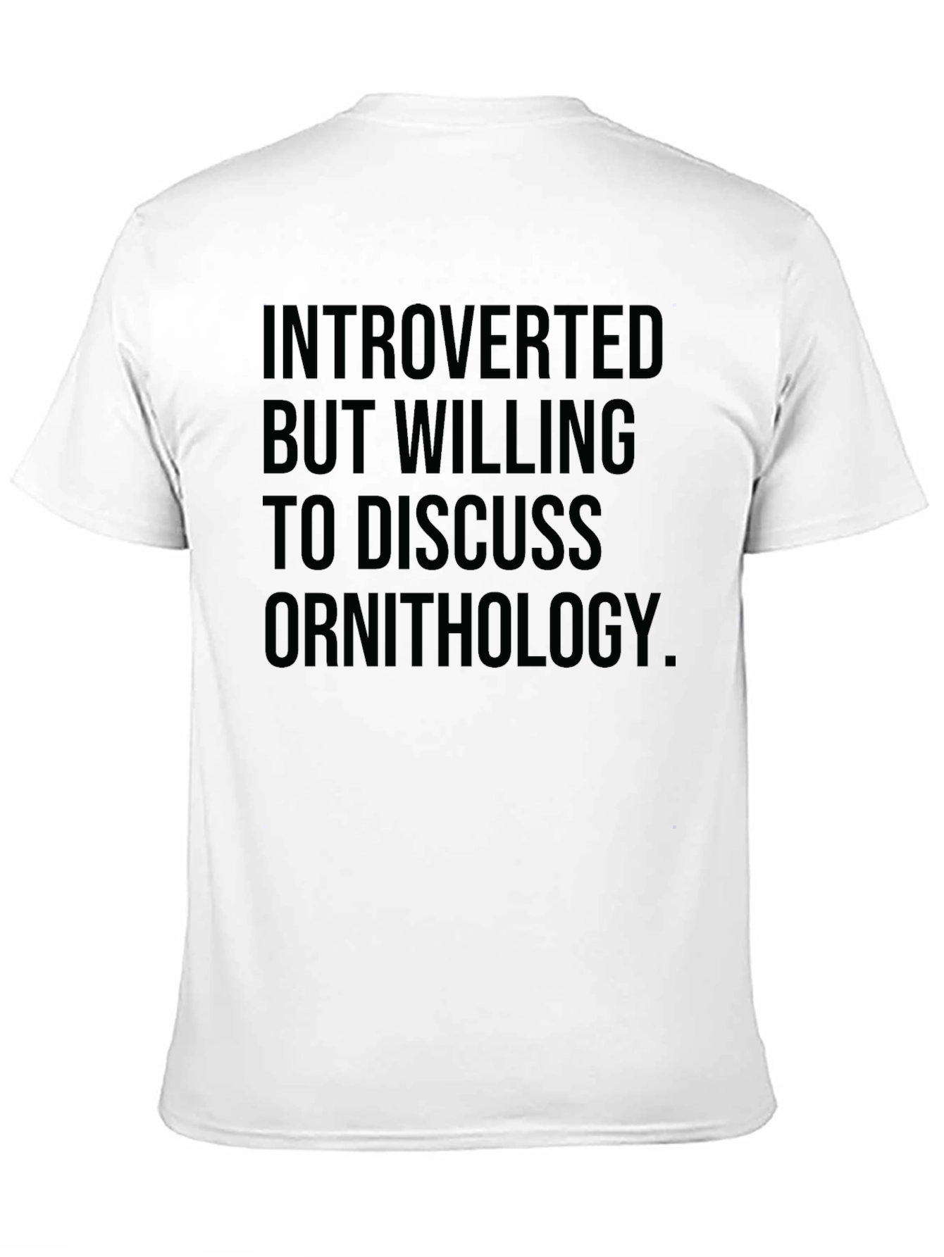 Introverted Ornithology T-Shirt - Black