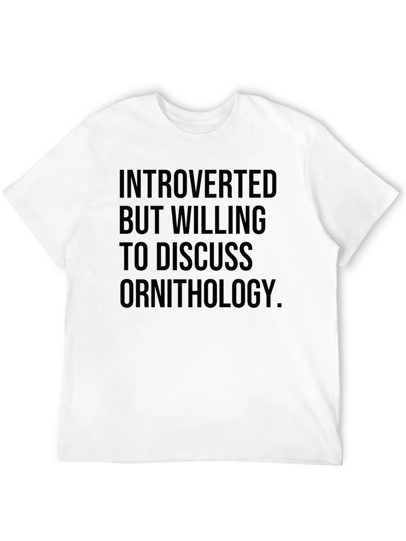 Introverted Ornithology T-Shirt - Black