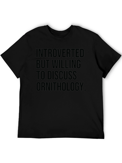 Introverted Ornithology T-Shirt - Black