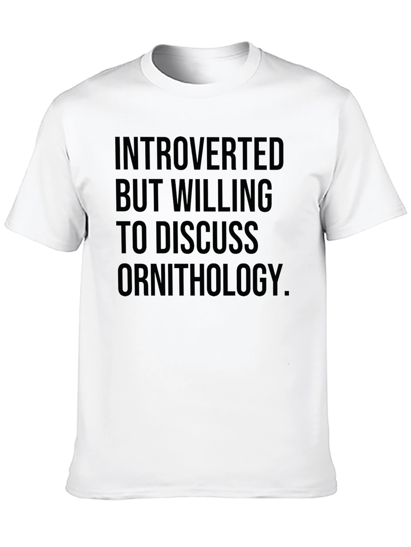 Introverted Ornithology T-Shirt - Black