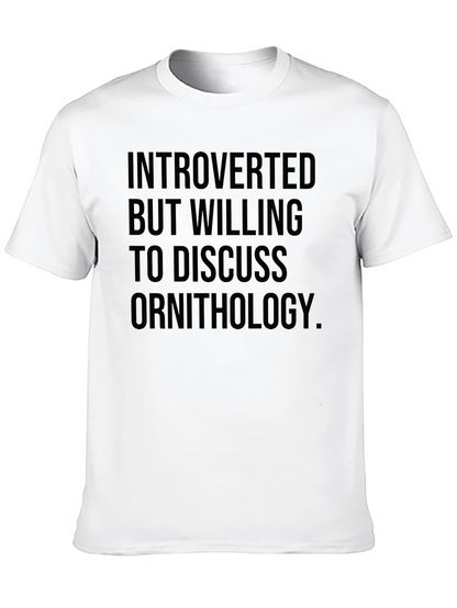 Introverted Ornithology T-Shirt - Black