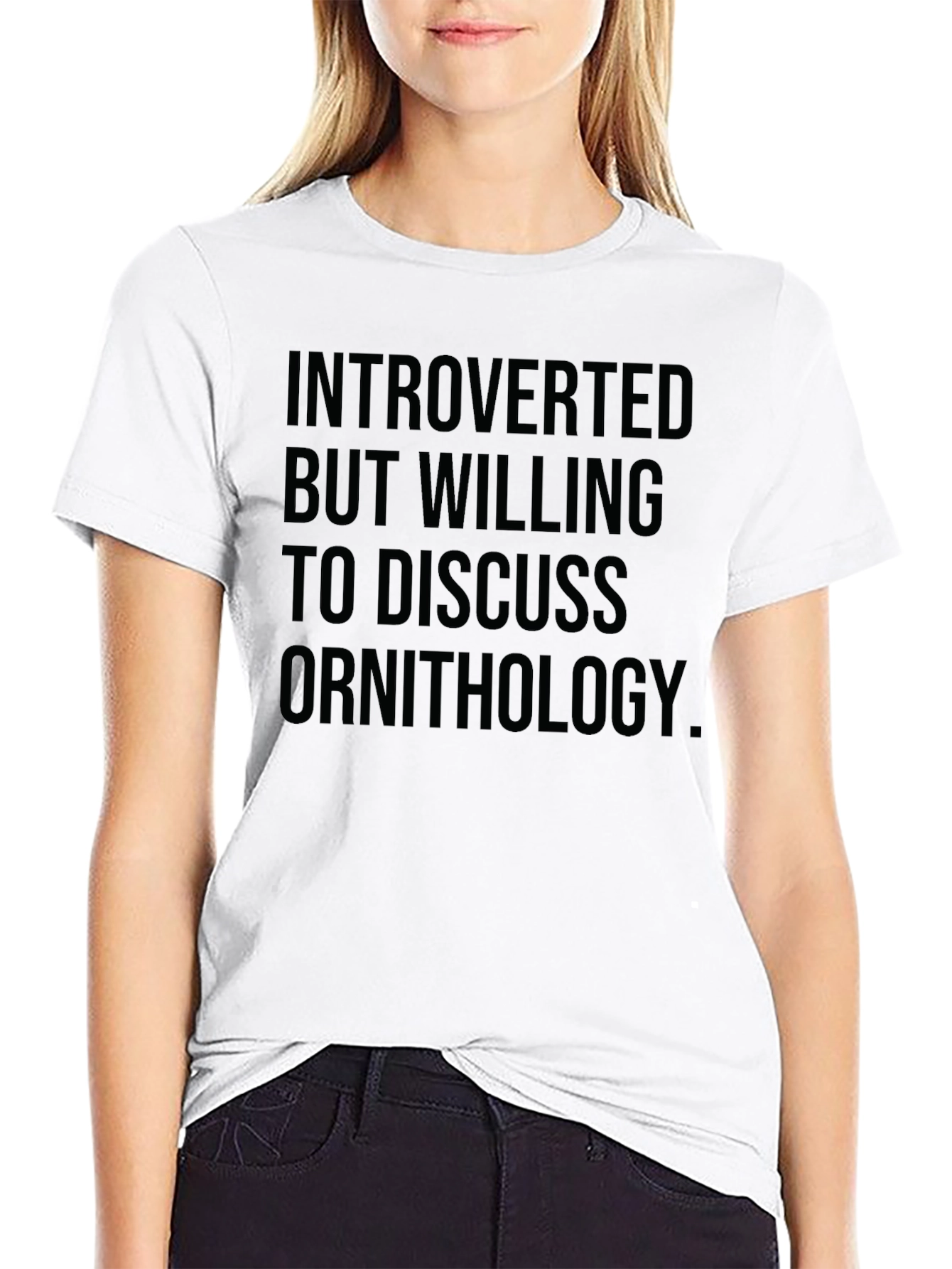 Introverted Ornithology T-Shirt - Black