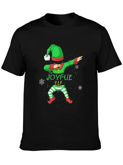 Joyful Elf Dabbing Christmas T-Shirt