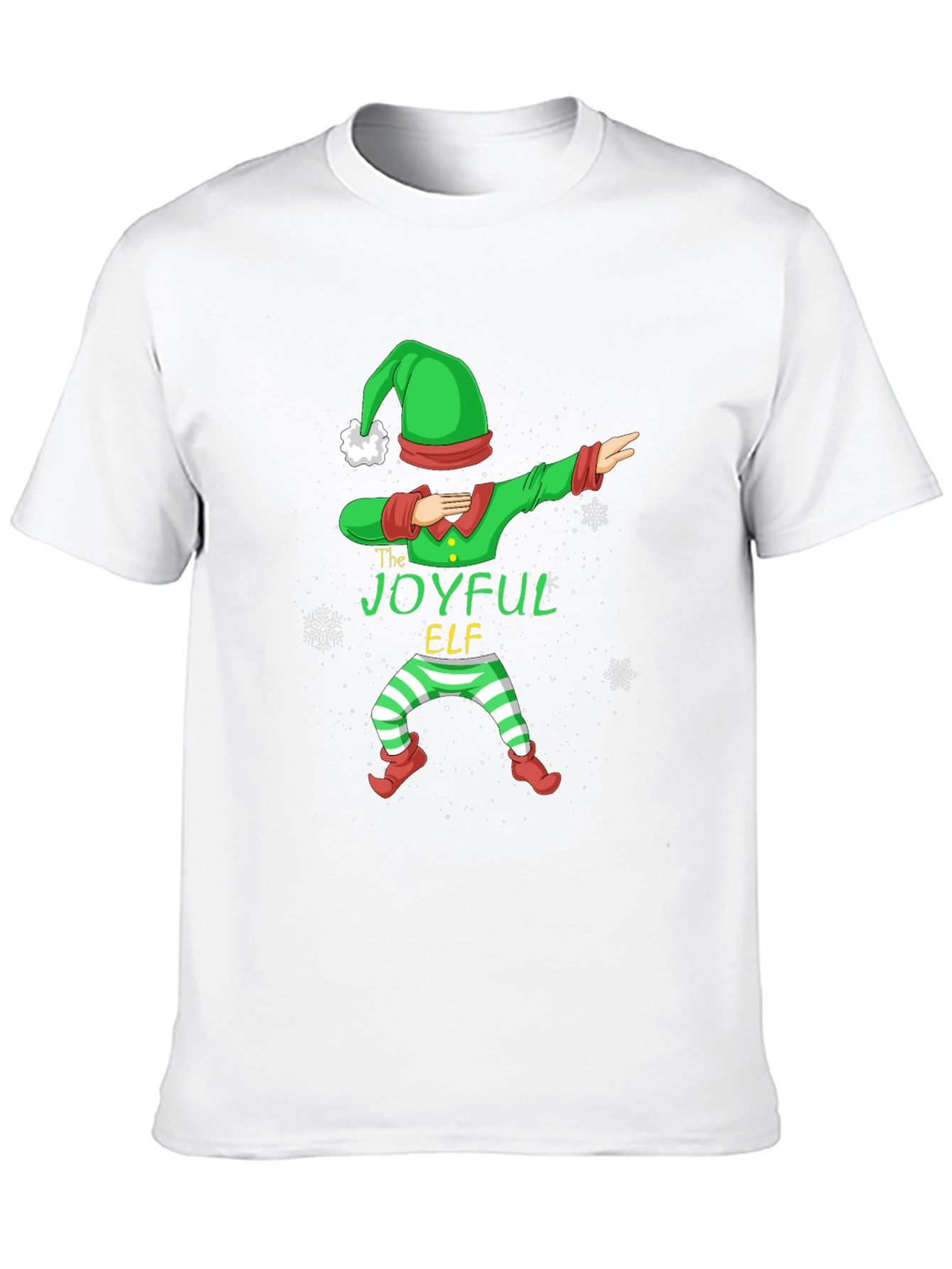 Joyful Elf Dabbing Christmas T-Shirt