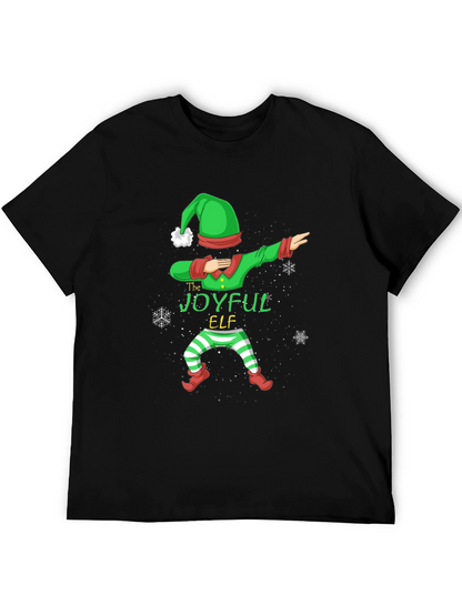 Joyful Elf Dabbing Christmas T-Shirt