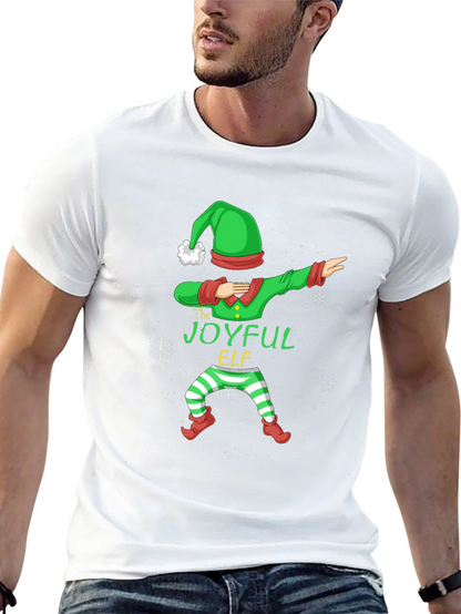 Joyful Elf Dabbing Christmas T-Shirt