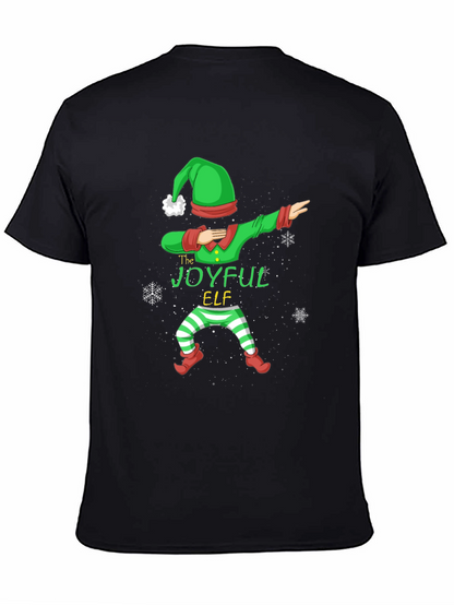 Joyful Elf Dabbing Christmas T-Shirt