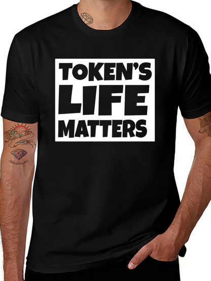 Tokens Life Matters Black T-Shirt