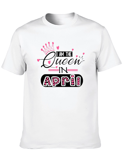 April Queen Black T-Shirt