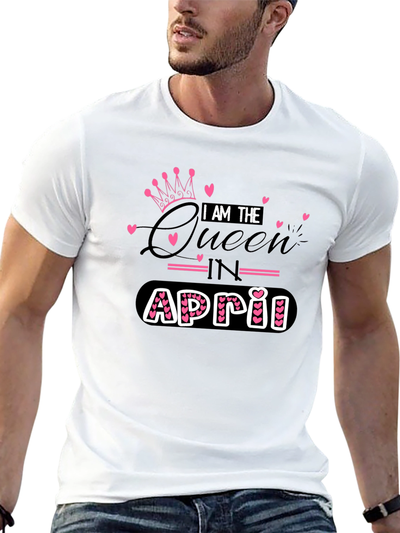 April Queen Black T-Shirt