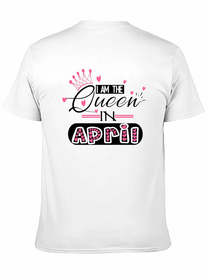 April Queen Black T-Shirt