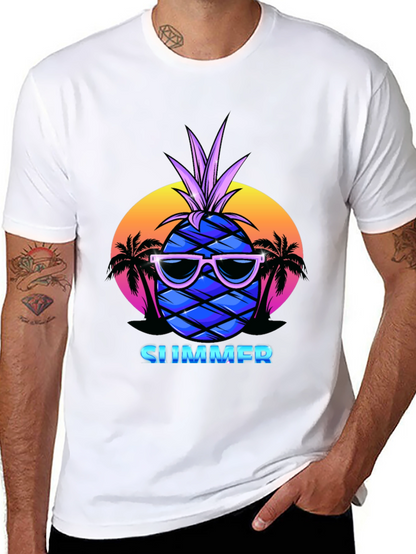 Summer Pineapple T-Shirt - Vacation Vibes