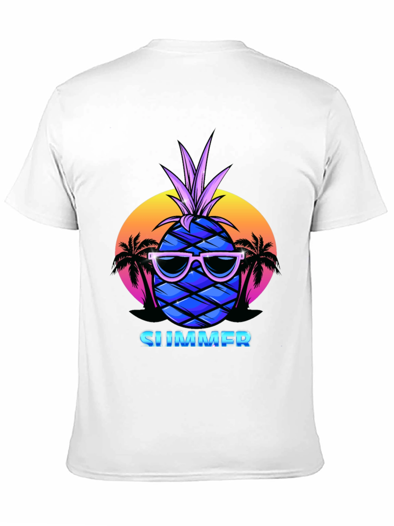 Summer Pineapple T-Shirt - Vacation Vibes