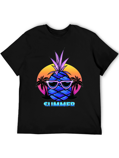 Summer Pineapple T-Shirt - Vacation Vibes