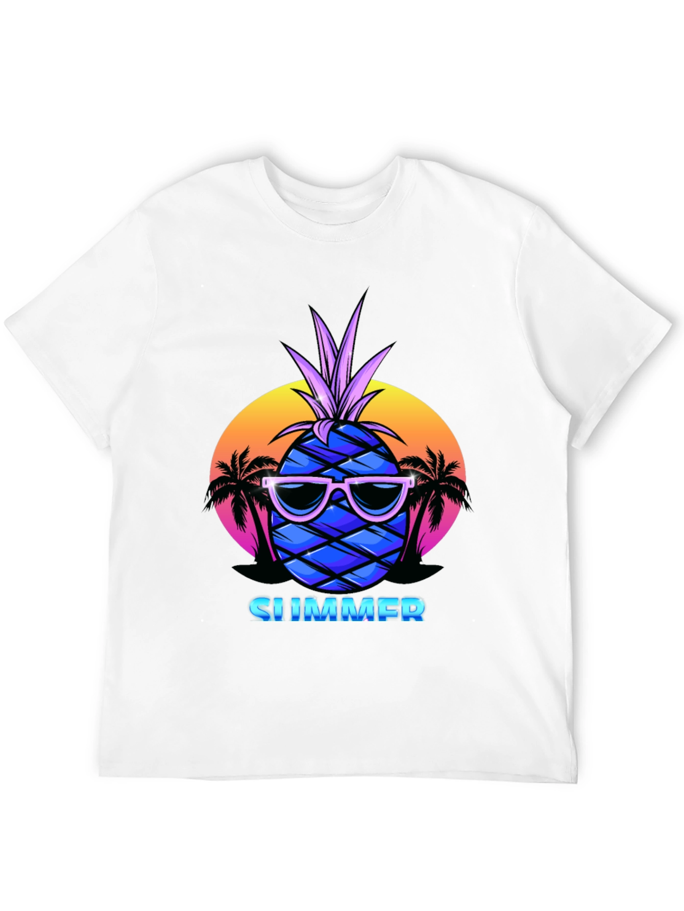 Summer Pineapple T-Shirt - Vacation Vibes