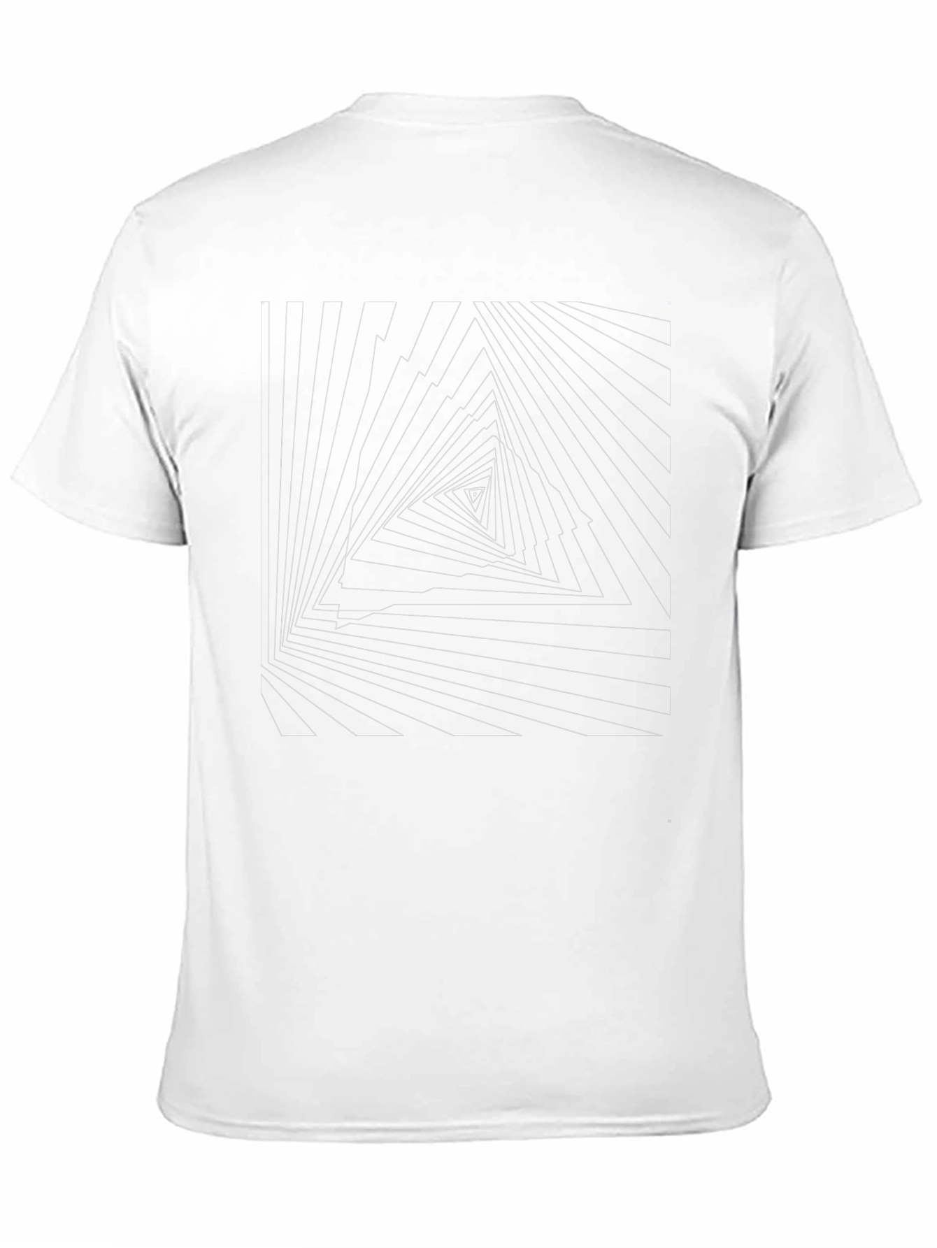 Geometric Triangle Illusion Tee