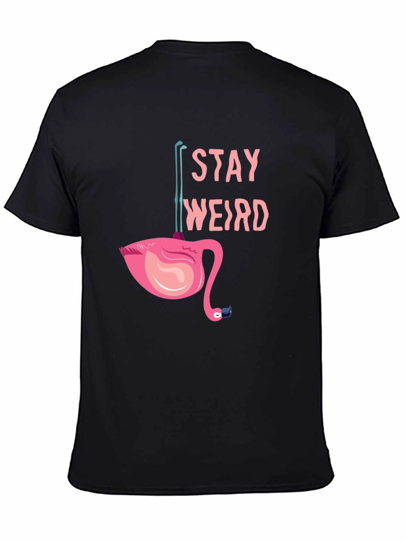 Stay Weird Flamingo Tee - Quirky Graphic T-Shirt
