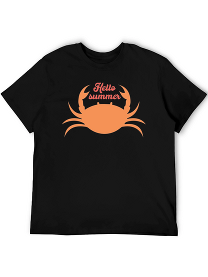 Hello Summer Crab Graphic Tee