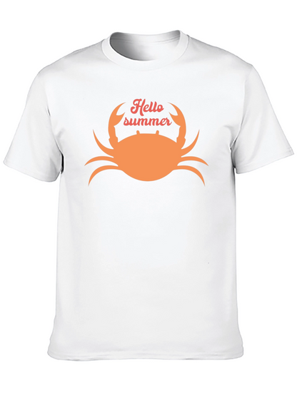 Hello Summer Crab Graphic Tee