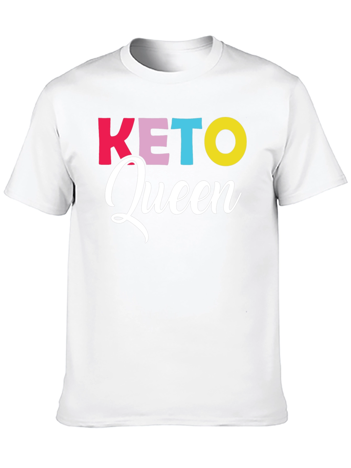 Keto Queen Graphic Tee - Trendy Diet Lifestyle Shirt