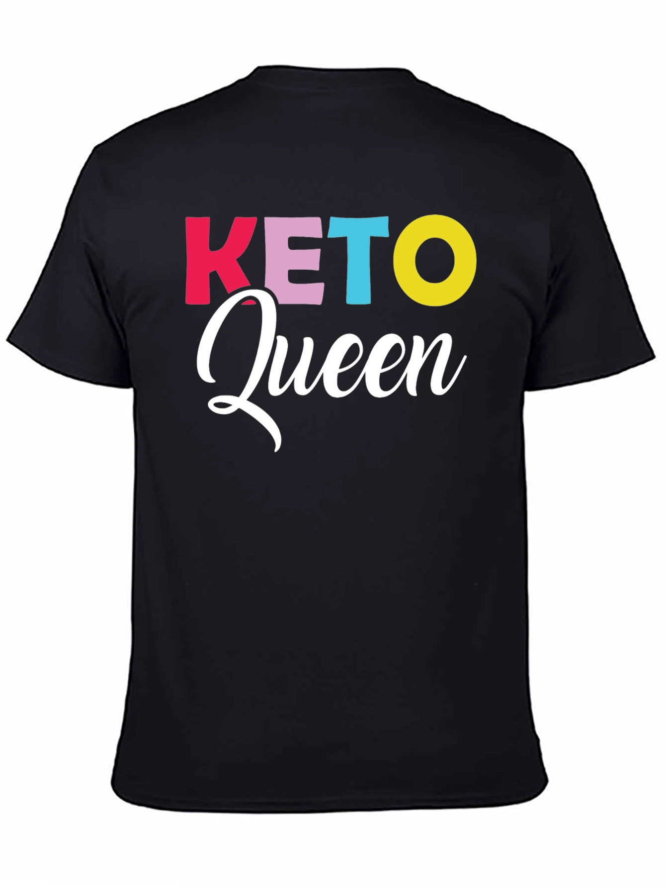 Keto Queen Graphic Tee - Trendy Diet Lifestyle Shirt