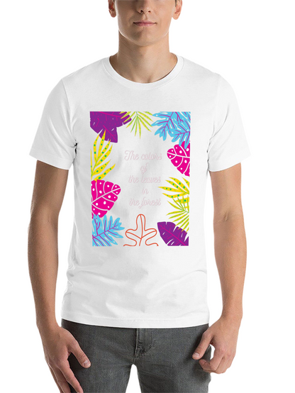Tropical Leaves Graphic T-Shirt