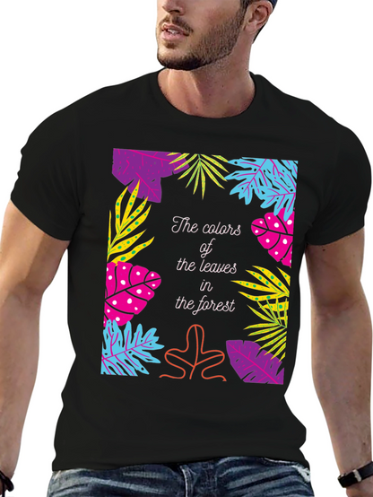 Tropical Leaves Graphic T-Shirt
