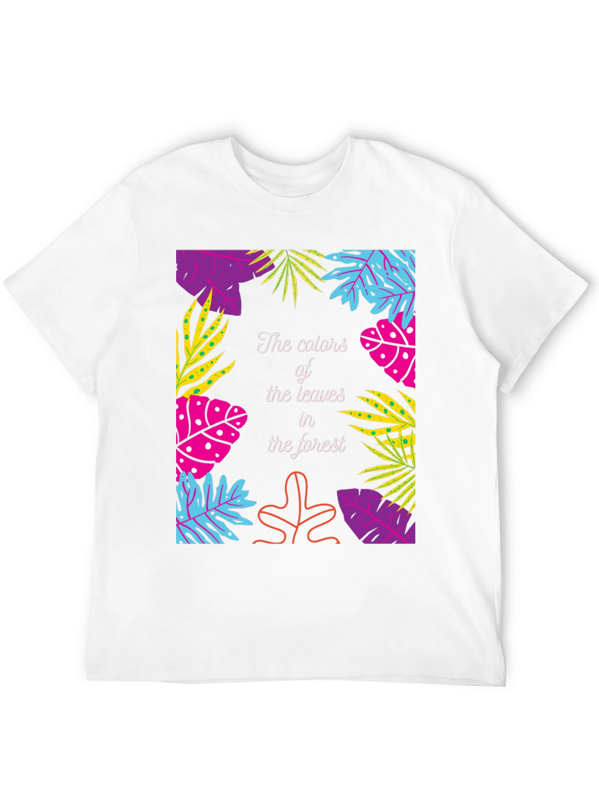 Tropical Leaves Graphic T-Shirt