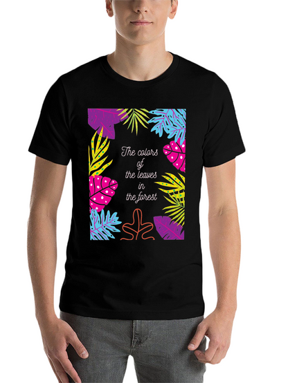 Tropical Leaves Graphic T-Shirt