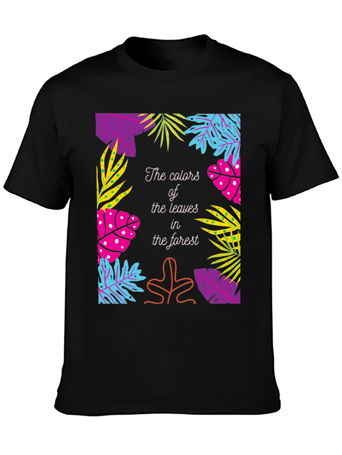 Tropical Leaves Graphic T-Shirt
