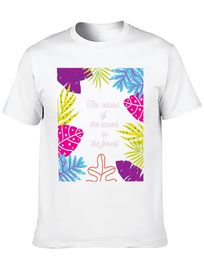 Tropical Leaves Graphic T-Shirt