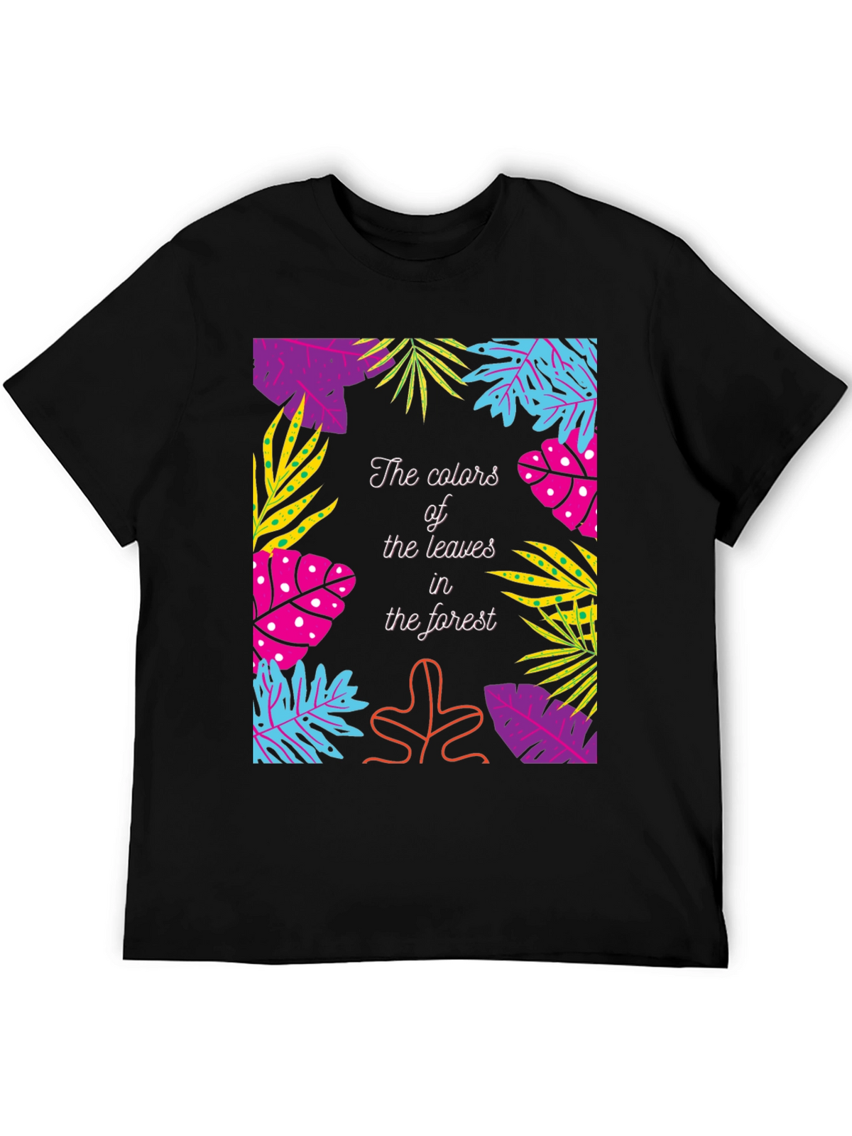 Tropical Leaves Graphic T-Shirt