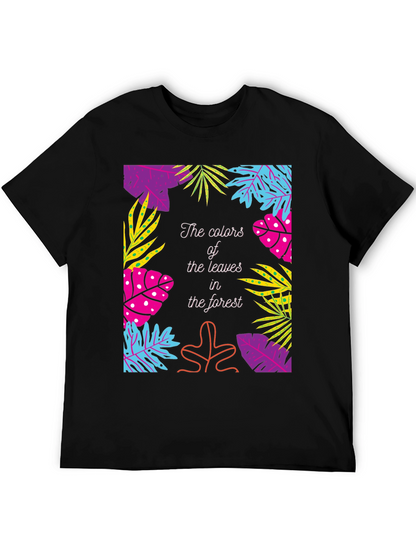 Tropical Leaves Graphic T-Shirt