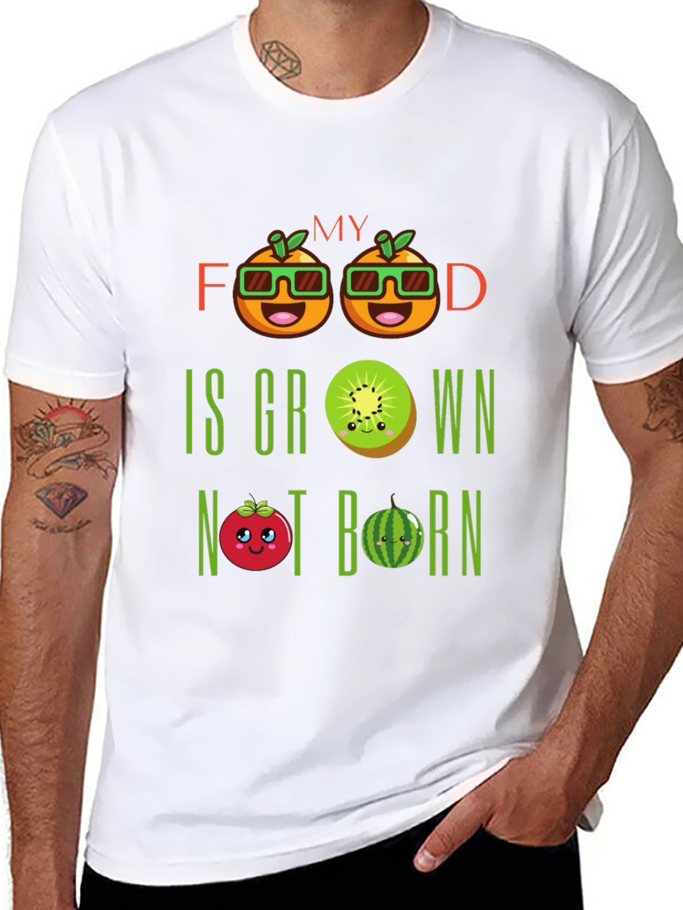 My Food Is Grown Not Born T-Shirt
