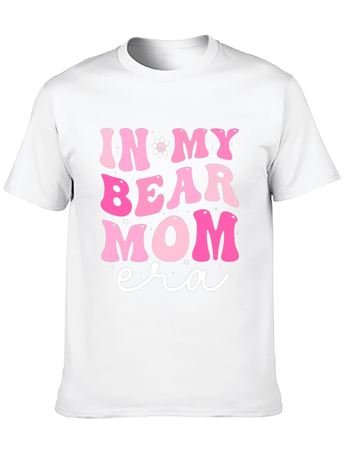 In My Bear Mom Era Black Graphic Tee