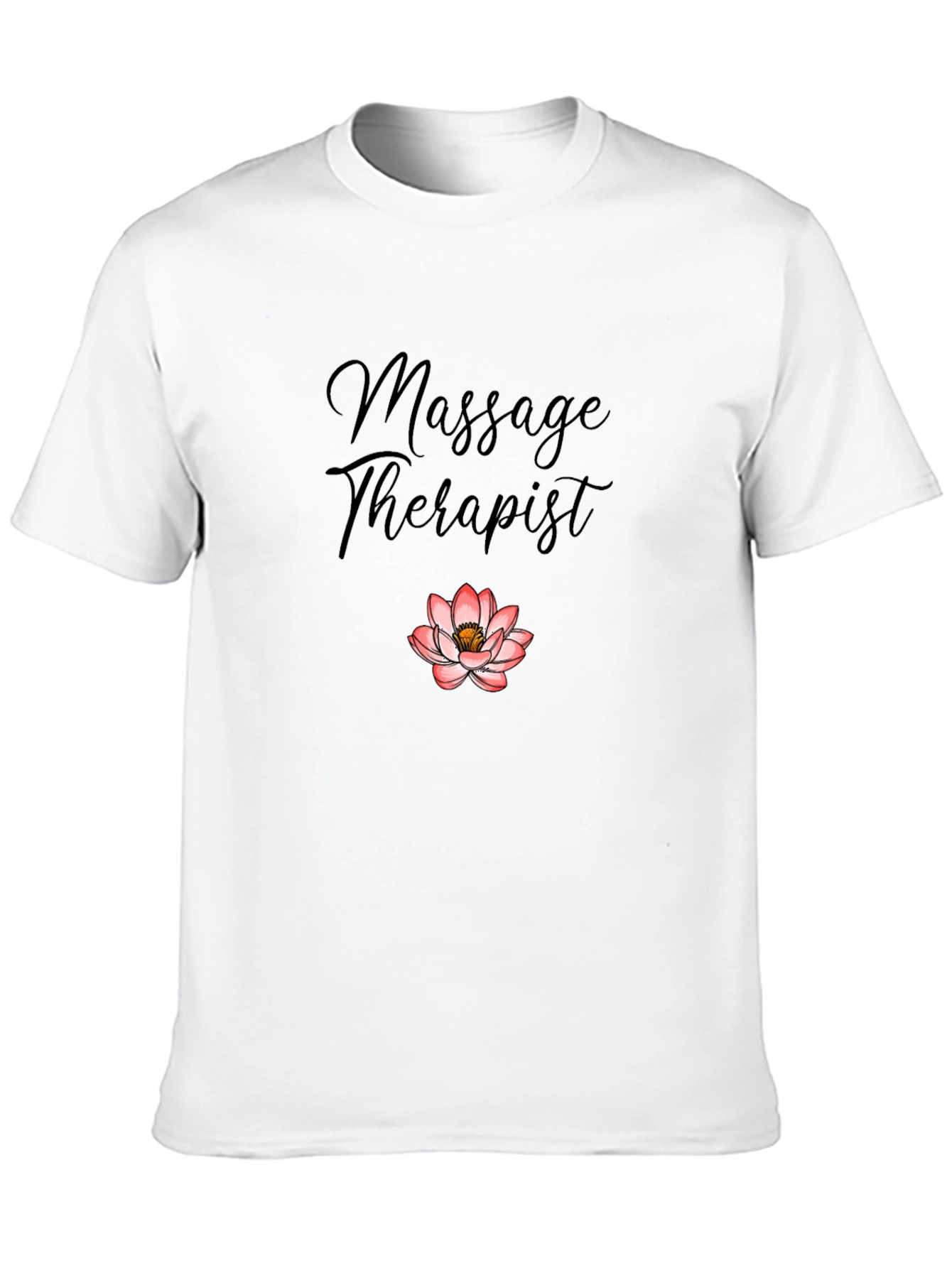 Massage Therapist Lotus Graphic T-Shirt