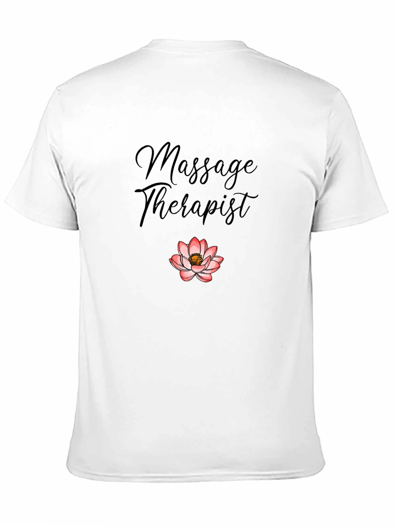 Massage Therapist Lotus Graphic T-Shirt