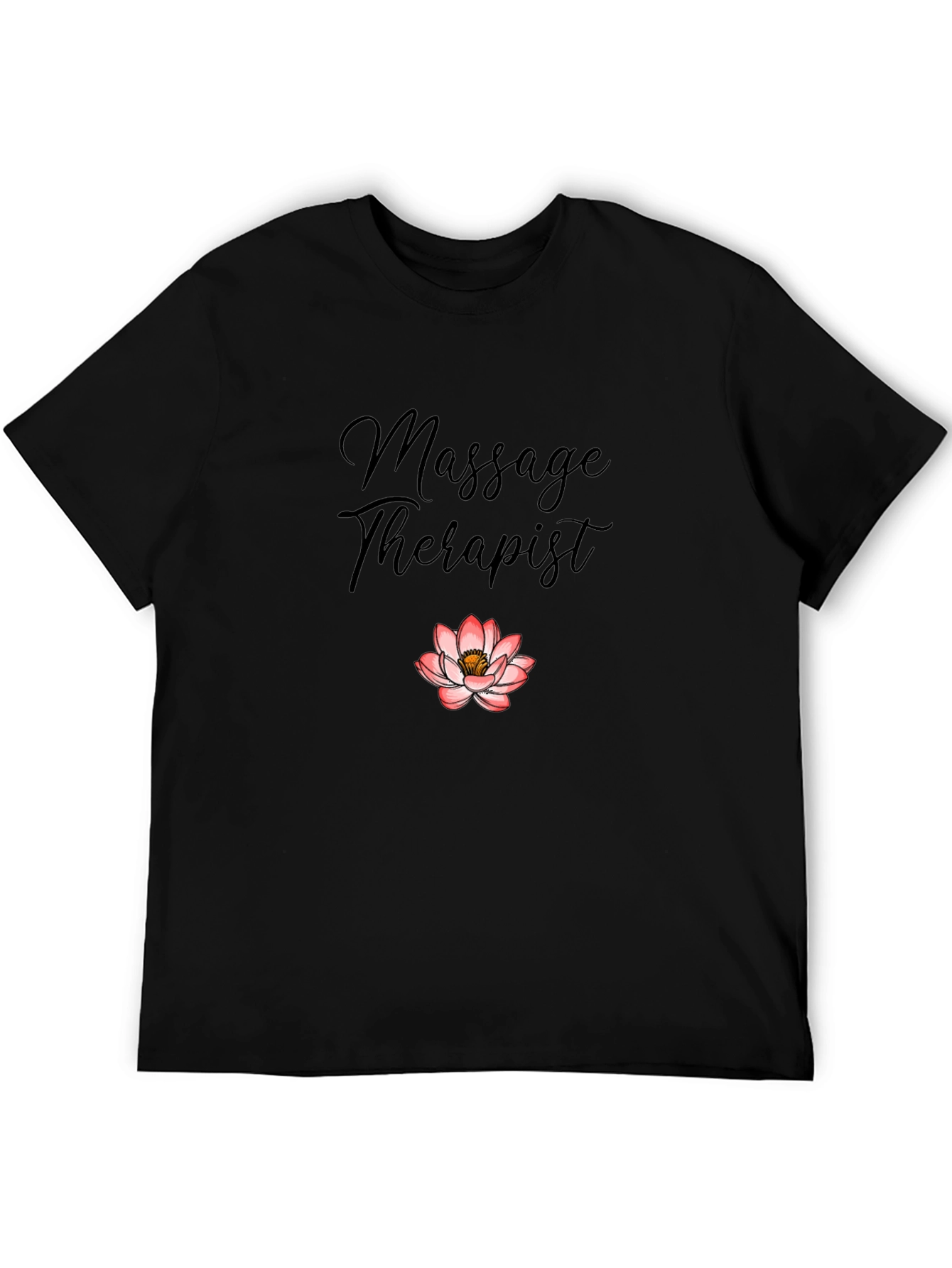 Massage Therapist Lotus Graphic T-Shirt