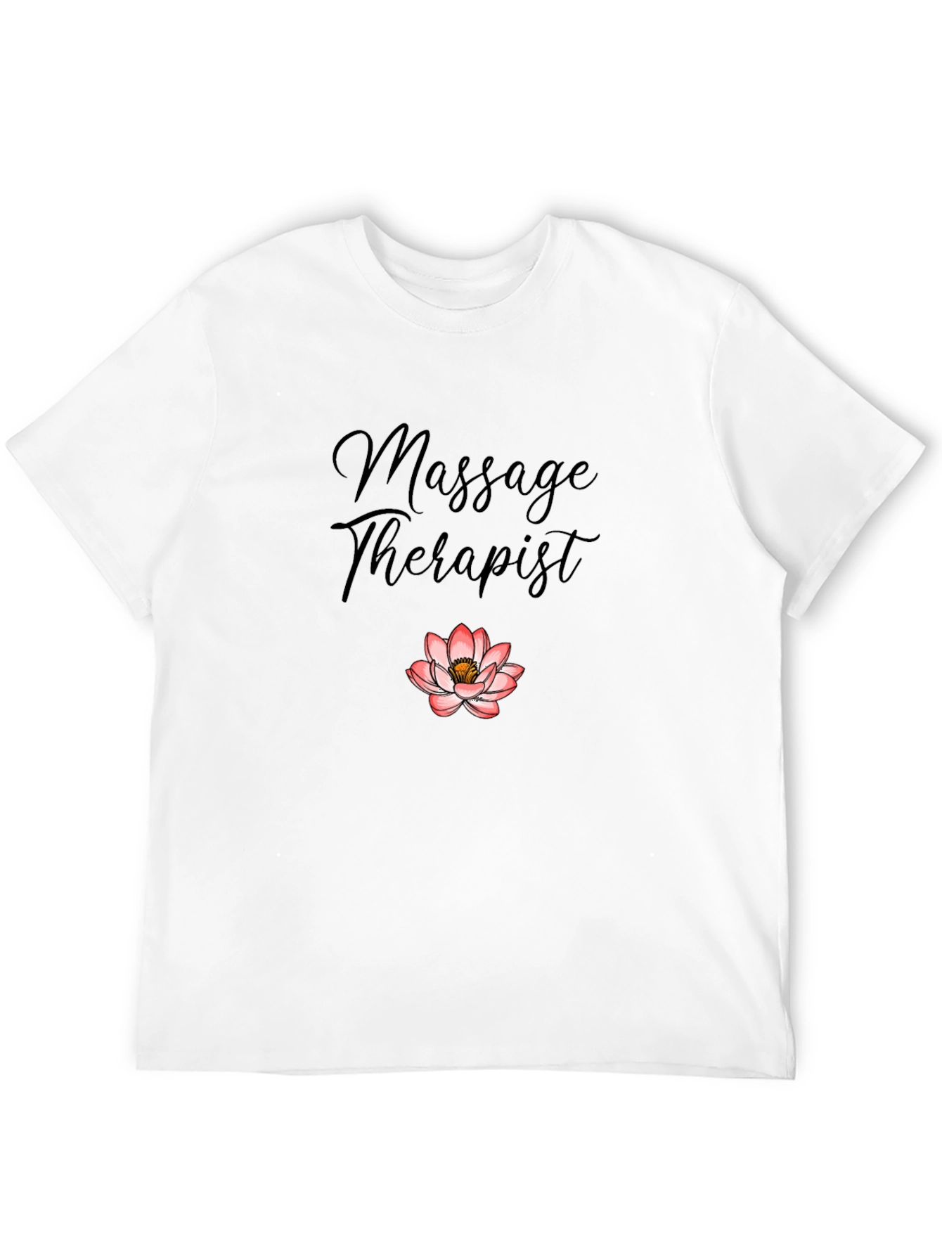 Massage Therapist Lotus Graphic T-Shirt