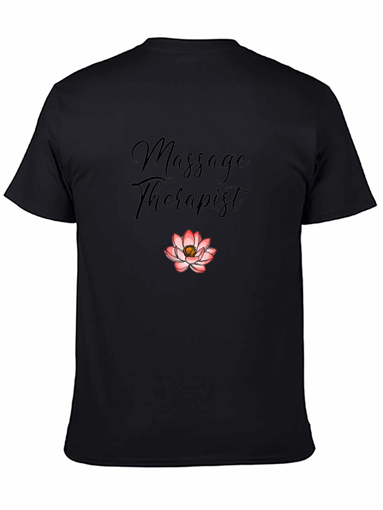 Massage Therapist Lotus Graphic T-Shirt