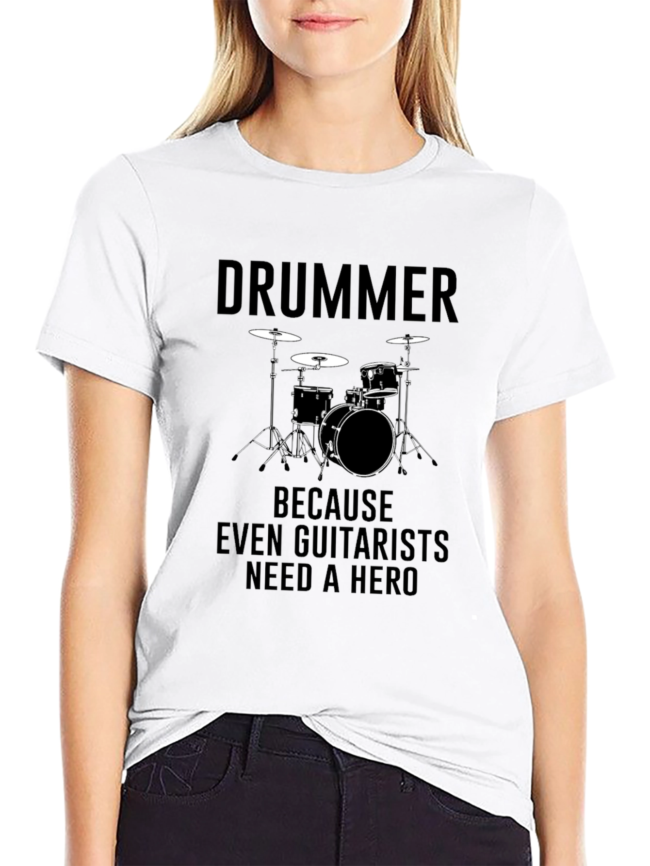 Drummer Hero T-Shirt - Musician Graphic Tee