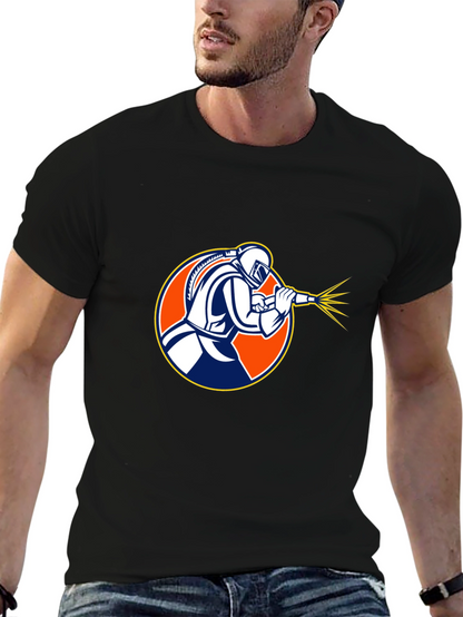 Sandblaster Graphic T-Shirt - Black