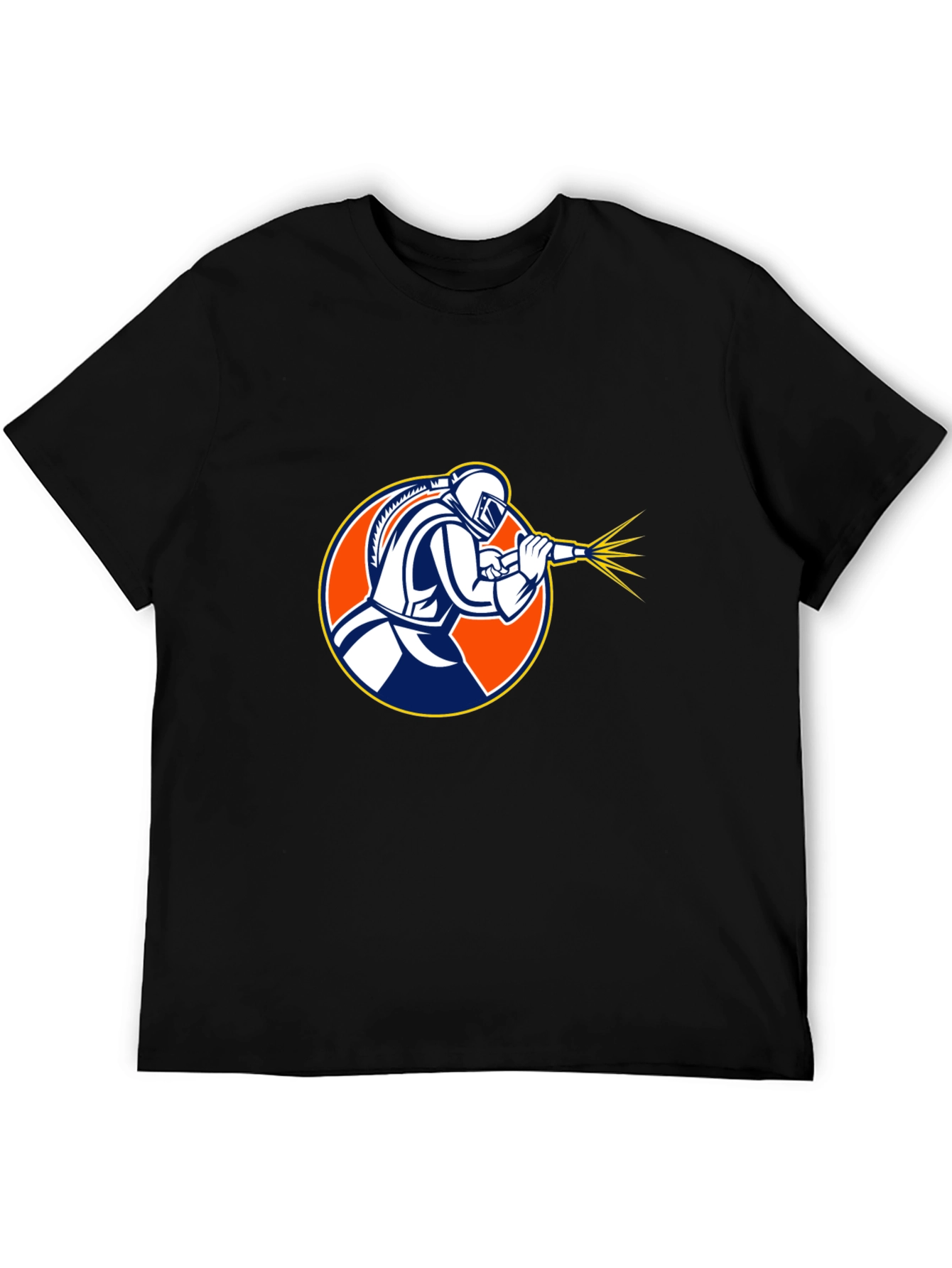 Sandblaster Graphic T-Shirt - Black