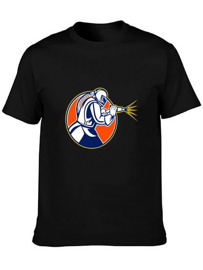 Sandblaster Graphic T-Shirt - Black