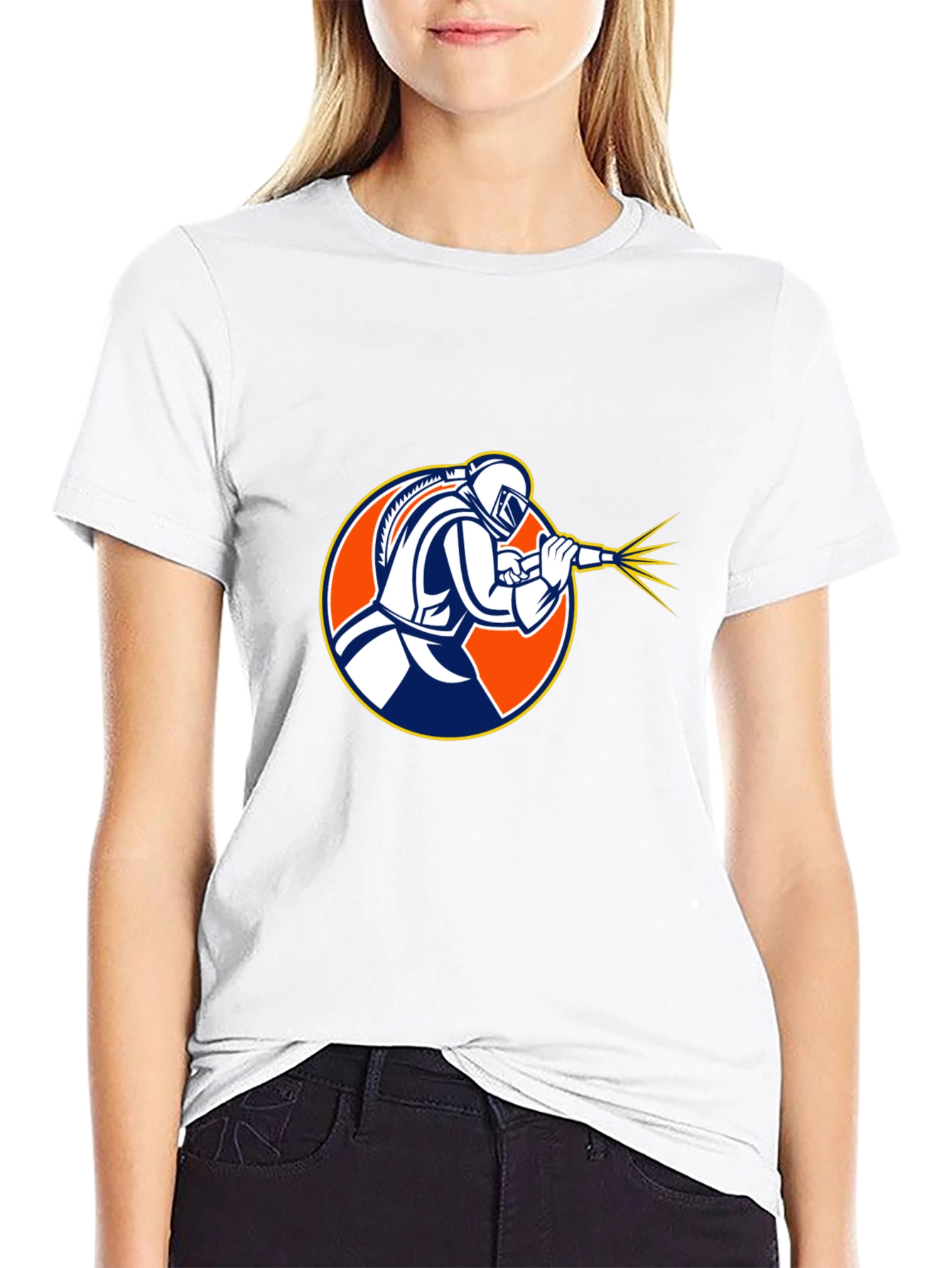 Sandblaster Graphic T-Shirt - Black
